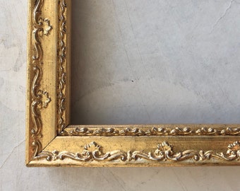 Vintage Bright Gold Picture Frame- Baroque Victorian Photo Frame A5 A4 A3 5x5 8x8 8x10 8.5x11 9x12 10x10 11x14 12x12 12x16 12x18 16x20 18x24