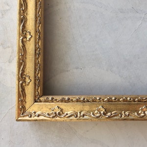 Vintage Bright Gold Picture Frame- Baroque Victorian Photo Frame A5 A4 A3 5x5 8x8 8x10 8.5x11 9x12 10x10 11x14 12x12 12x16 12x18 16x20 18x24