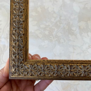 Antique Gold Celtic Cross Picture Frame- Custom Sizes- Large Sizes- 24x36 20x30 16x20 11x14 10x10 9x12 8.5x11 8x10 6x6 5x7 4x4 A4 A3 A2 A1