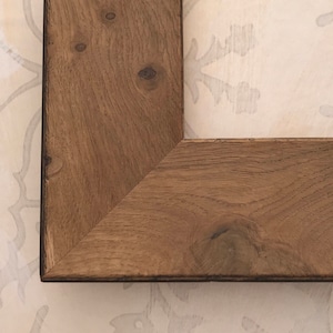 2.75&quot; Natural Wood Picture Frame, Rustic Knotty French Oak, Farmhouse, Beach House Decor 8x8, 8x10, 8.5x11, 10x10, 11x14, 16x20, 18x24,24x30
