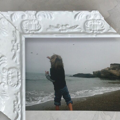 Ornate White Picture Frame Shabby Chic Vintage Nursery 8x10 Etsy