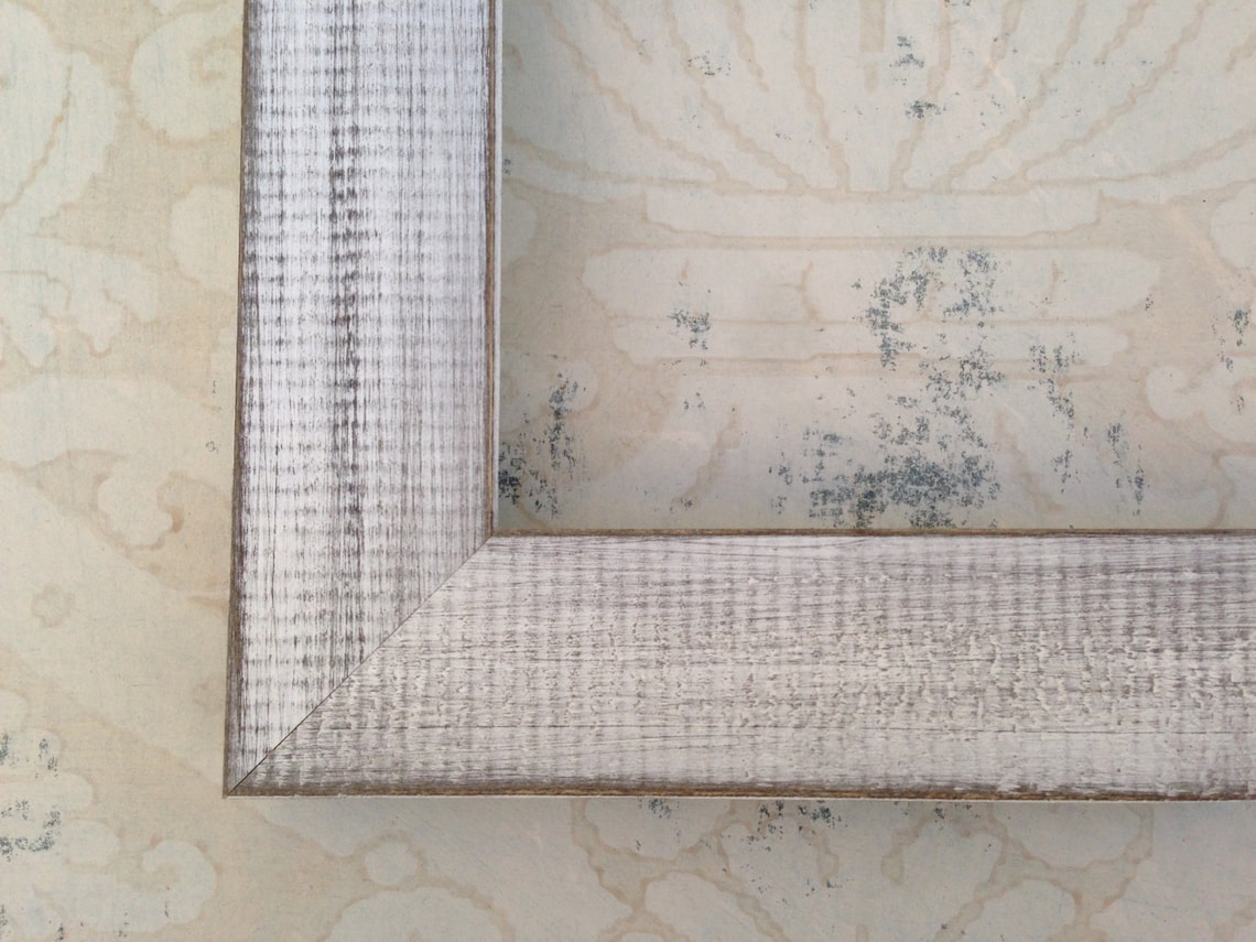 White Picture Frames Rustic Farmhouse Style Reclaimed Wood Etsy