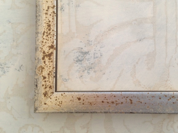 Shabby Chic Silver Picture Frame- Vintage Distressed Certificate Diploma Frame A5 A4 A3 5x5 8x8 8x10 8.5x11 9x12 10x10 11x14 12x12 12x16