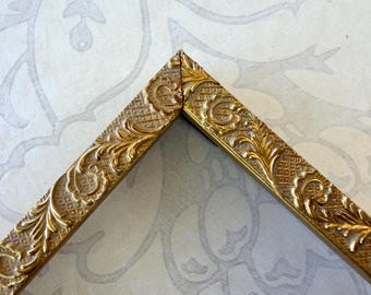 Vintage  Gold Picture Frame - Large Shadow Box w/Glass Option A4 A3 A2 4x6 5x7 6x6 8x8 8x10 11x14 11x17 12x16 13x19 16x20 16x24 18x24