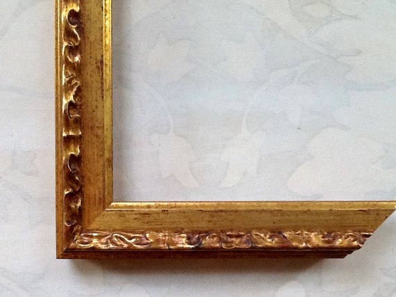 Vintage Gold Picture Frame - Photo Frame -Custom Picture Framing 4x4, 4x6, 5x5, 5x7, 8x8, 8x10, 8.5x11, 10x10, 11x14, 16x20, 18x24, 24x30