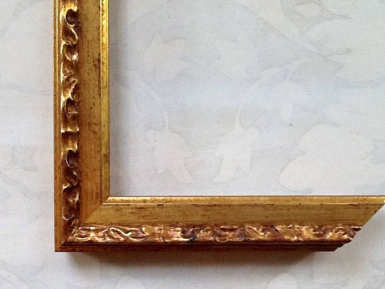 Vintage Gold Picture Frame Picture Frame custom Picture Etsy