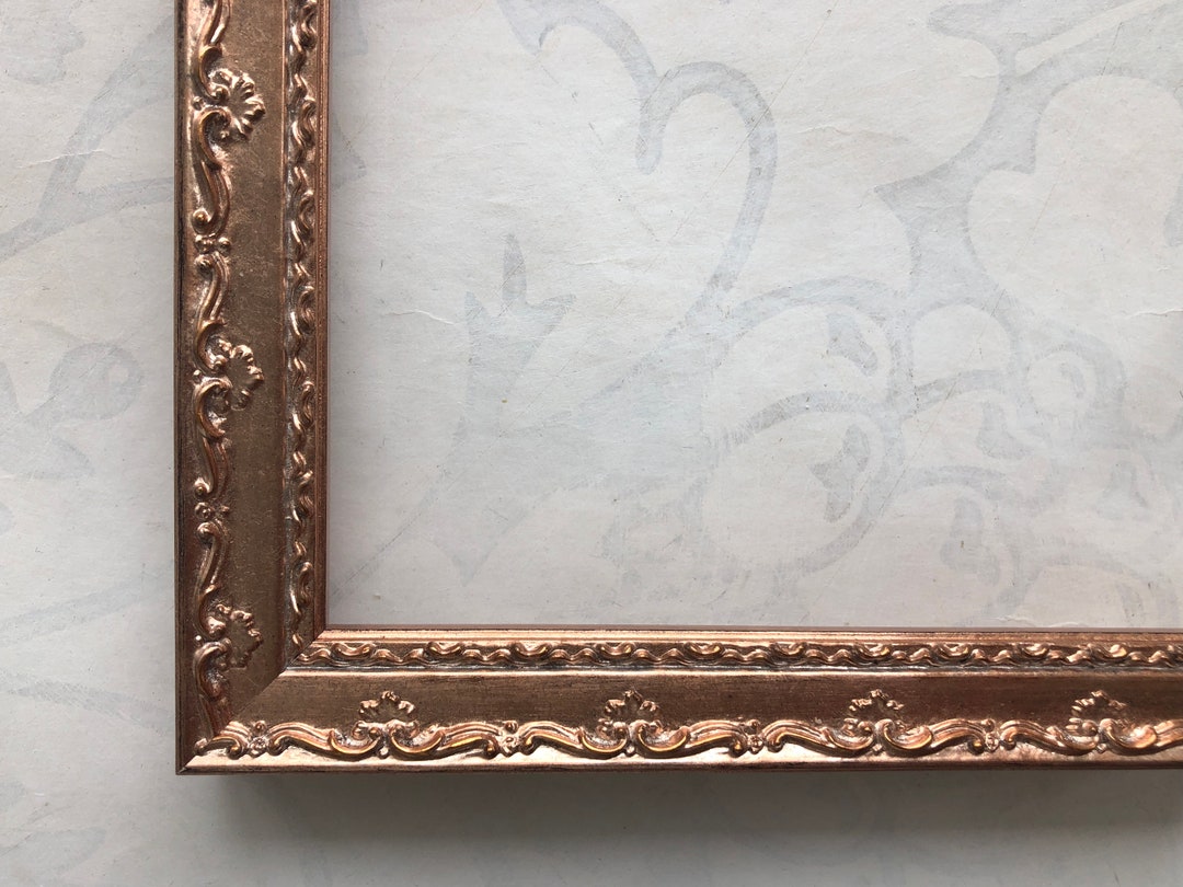 Vintage Rose Gold Picture Frame Baroque Victorian Photo Frame A5 A4 A3
