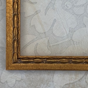 Antiqued Gold Picture Frame-Vintage Victorian Design-A4 A3 5x7 8x8 8.5x11 9x12 10x10 12x12 12x18 11x14 16x20 18x24 Custom Picture Framing
