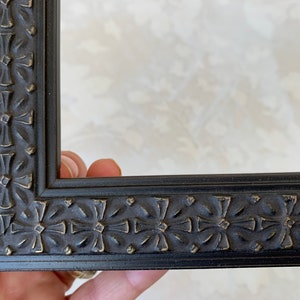 Antique Black Celtic Cross Picture Frame- Custom Sizes- Large Sizes- 24x36 20x30 16x20 11x14 10x10 9x12 8.5x11 8x10 6x6 5x7 4x4 A4 A3 A2 A1