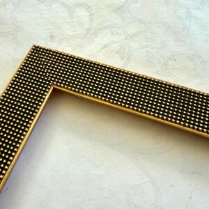 Fine Beaded Antique Gold Picture Frame- Custom Picture Frames- A4 4x4 4x6 5x7 7x11 8x8, 8x10 8.5x11 9x12 10x10 12x12 11x14 16x20 18x24 24x30 image 6