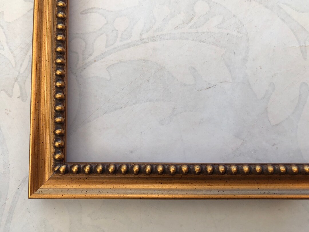 Dark Gold Picture Frame W/ Bead Vintage Antiqued A5 A4 A3 5x5 5x7 8x8