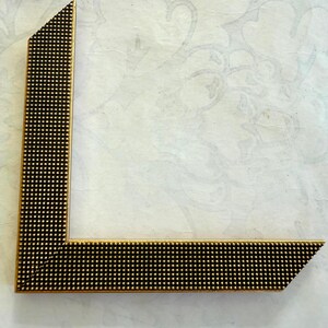 Fine Beaded Antique Gold Picture Frame- Custom Picture Frames- A4 4x4 4x6 5x7 7x11 8x8, 8x10 8.5x11 9x12 10x10 12x12 11x14 16x20 18x24 24x30 image 7