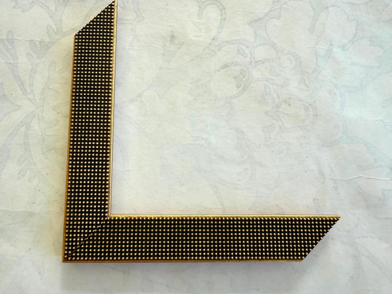 Fine Beaded Antique Gold Picture Frame- Custom Picture Frames- A4 4x4 4x6 5x7 7x11 8x8, 8x10 8.5x11 9x12 10x10 12x12 11x14 16x20 18x24 24x30 image 7
