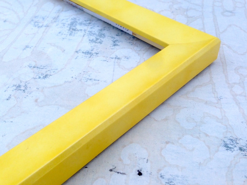 Lacquer Bright Yellow Picture Frame Nursery & Kids Room Etsy