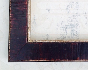 Rustic Wood Picture Frame - Diploma Frame- 4x4, 4x6, 5x5, 5x7, 8x8, 8x10, 8.5x11, 11x14, 16x20 Custom Mahogany Wood Frames