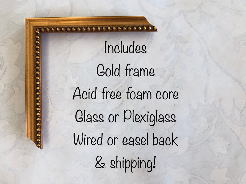 Dark Gold Picture Frame W/ Bead Vintage Antiqued A5 A4 A3 Etsy