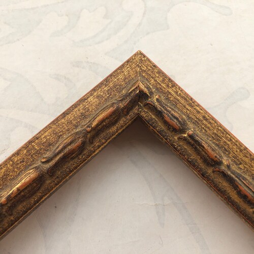 Dark Gold Picture Frame W/ Bead Vintage Antiqued A5 A4 A3 Etsy