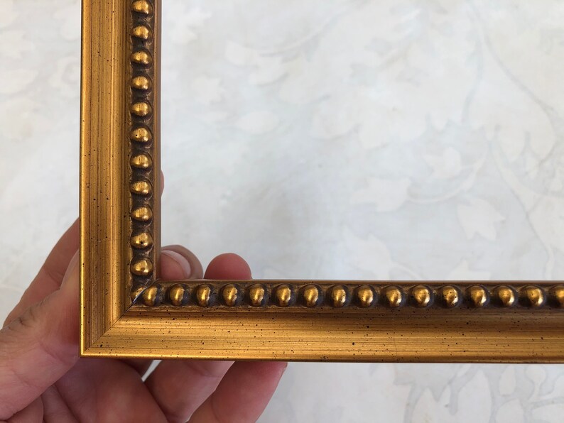 Dark Gold Picture Frame W/ Bead Vintage Antiqued A5 A4 A3 Etsy