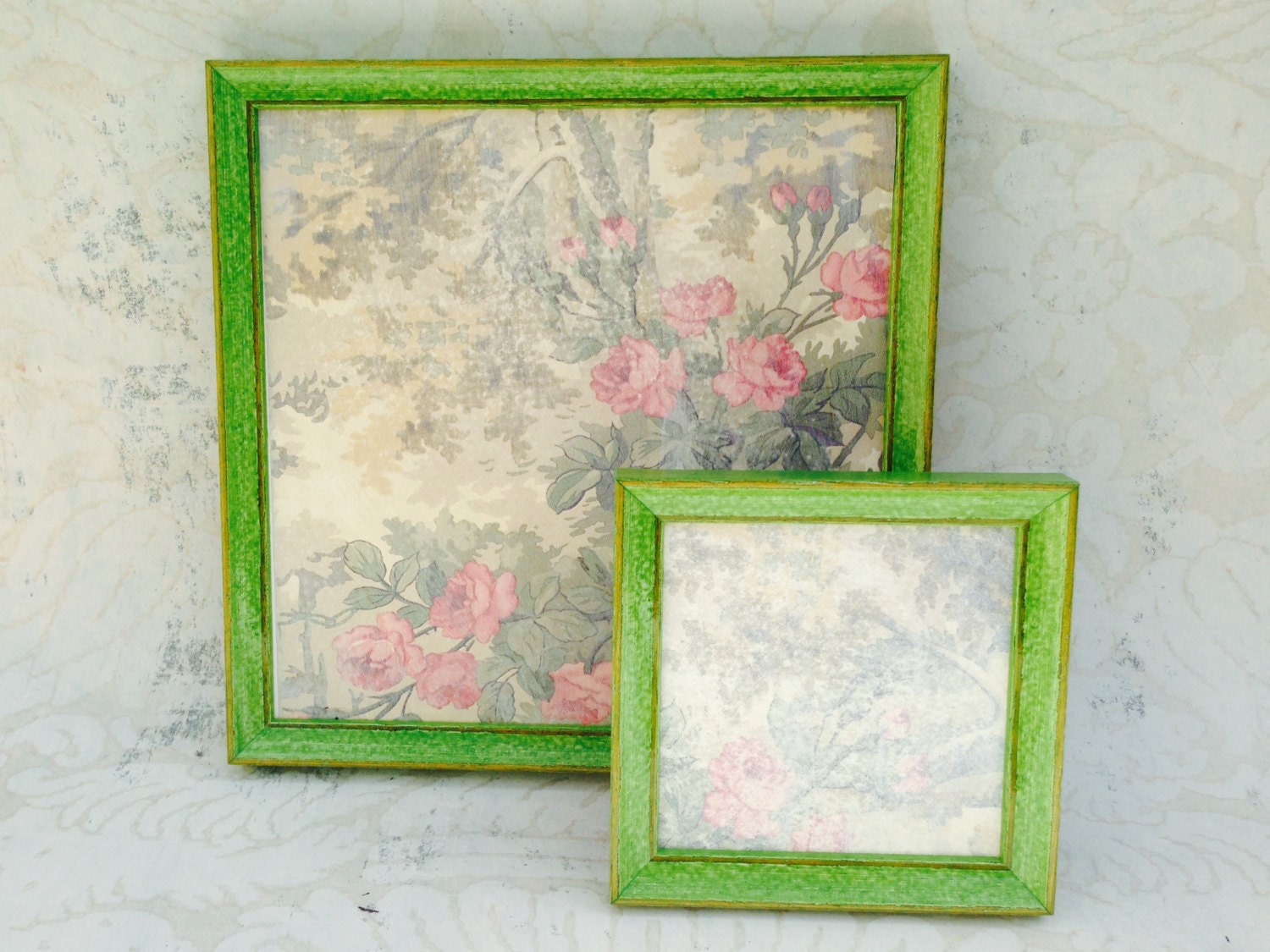 Woodland Rustic Green Picture Frame 4x4 4x6 5x5 5x7 8x8 Etsy