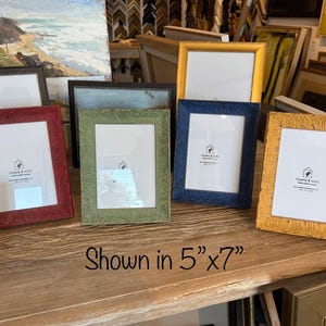 Ornate Cottage Core Picture Frames -Large Shabby Chic Distressed Vintage Style -Custom Sizes Available- 24x36 20x30 16x20 8.5x11 8x10 12x12 image 8