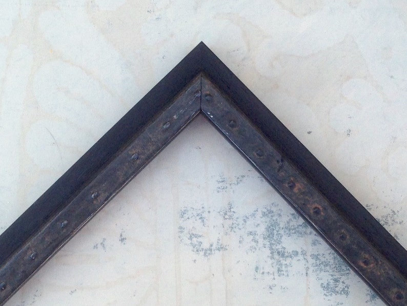 Industrial Iron Black Picture Frame 4x6 5x7 8x8 8x10 Etsy