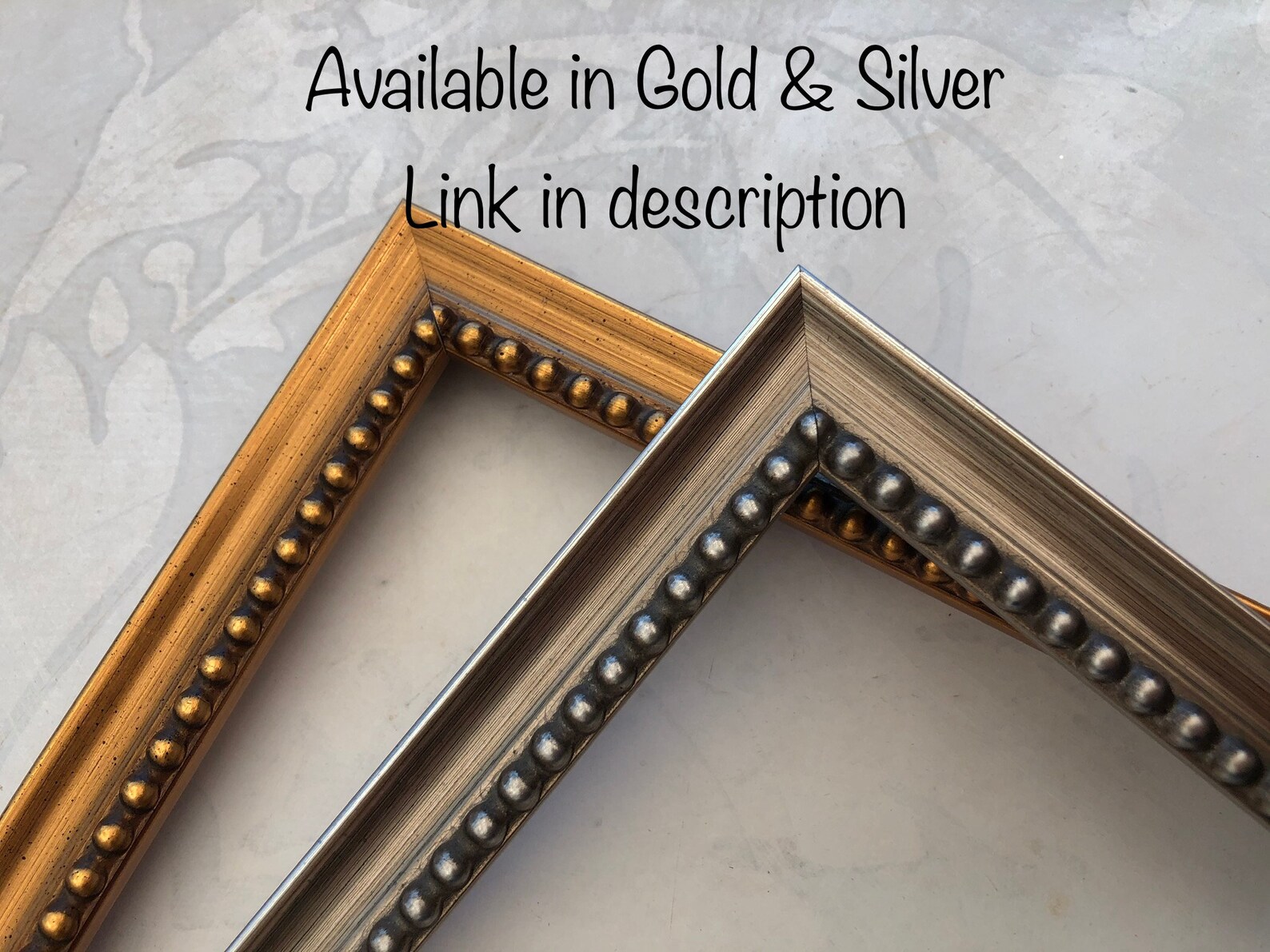 Dark Gold Picture Frame W/ Bead Vintage Antiqued A5 A4 A3 5x5 5x7 8x8