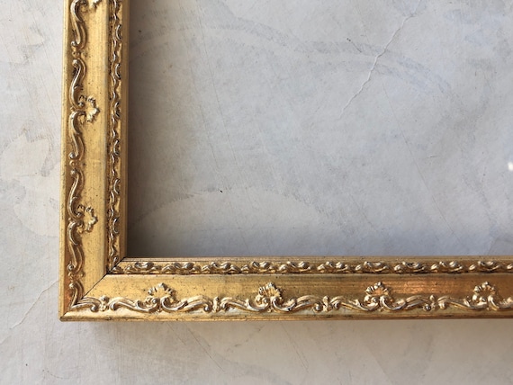 Vintage Bright Gold Picture Frame- Baroque Victorian Photo Frame A5 A4 A3 5x5 8x8 8x10 8.5x11 9x12 10x10 11x14 12x12 12x16 12x18 16x20 18x24