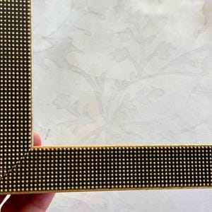 Fine Beaded Antique Gold Picture Frame- Custom Picture Frames- A4 4x4 4x6 5x7 7x11 8x8, 8x10 8.5x11 9x12 10x10 12x12 11x14 16x20 18x24 24x30 image 5