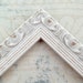 Ornate Shabby Chic White Picture Frame- Distressed Finish- A5 A4 A3 5x7 8x8 8x10 8.5x11 11x14 16x20 20x24 20x28 20x30 24x36 Custom Sizes