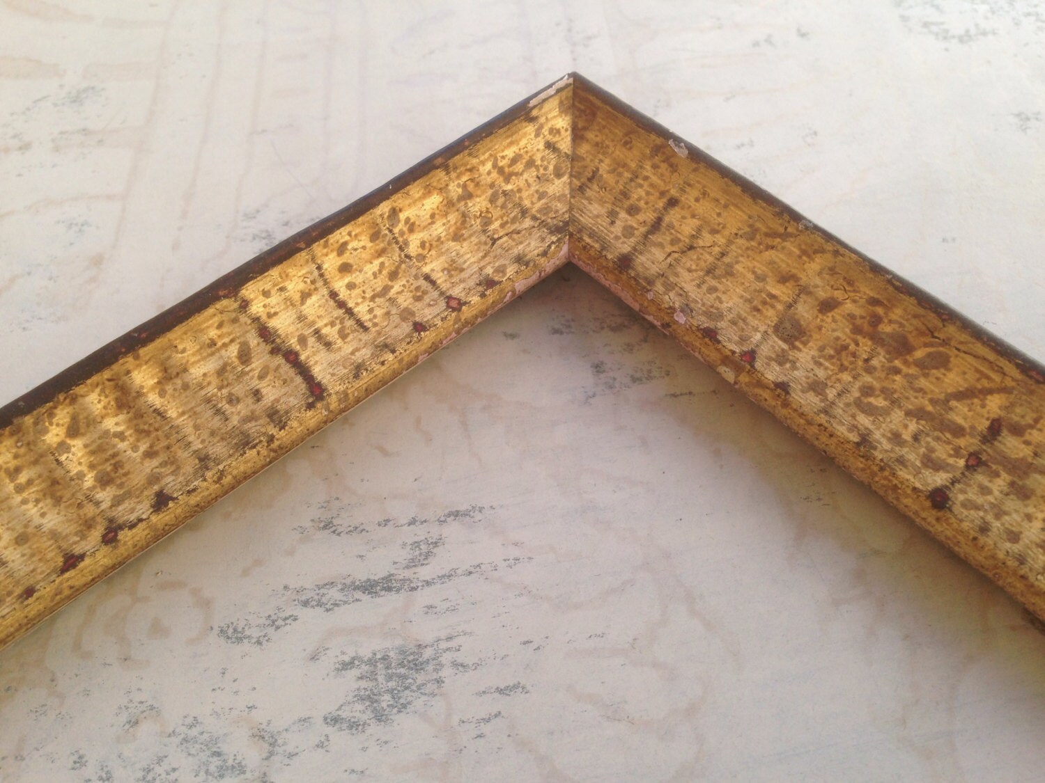 Distressed Gold Picture Frames 4x4 4x6 5x5 5x78x8 8x10 Etsy