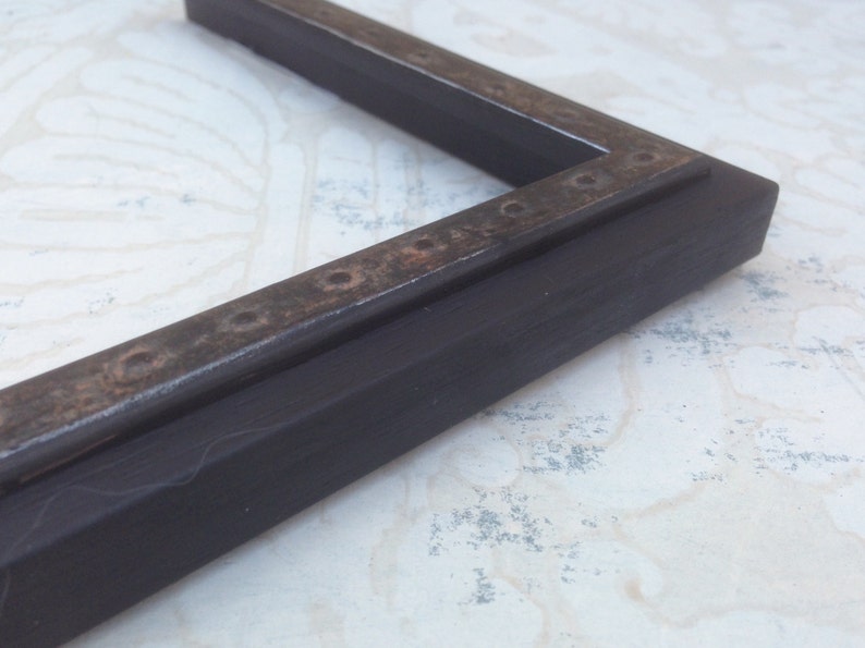 Industrial Iron Black Picture Frame 4x6 5x7 8x8 8x10 Etsy