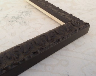 Ornate Shabby Chic Black Picture Frame- Vintage, Gothic Carved- A5 A4 A3 4x6 5x7 6x6 6x8 8x8 8x10 8.5x11 9x12 10x10 11x14 16x20 20x30 24x30