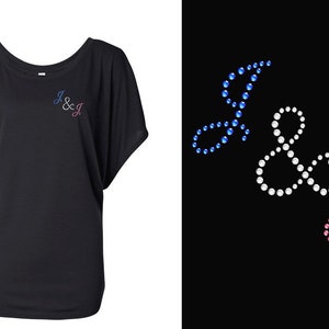 Jack and Jill of America Bling Dolman Top, JJOA Top with J&J Design