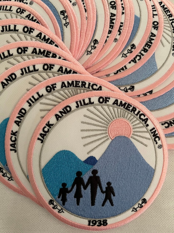 Jack and Jill of America Inc. Embroidered Logo Patch JJ Etsy