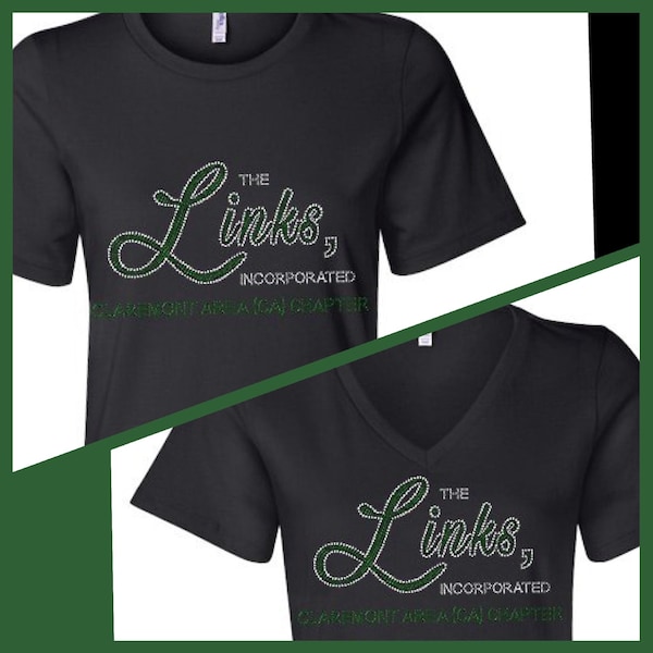 Rhinestone logo embroidery T-shirt T-shirt
