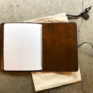 Leather COMPOSITION Notebook Cover - Customizable - Etsy