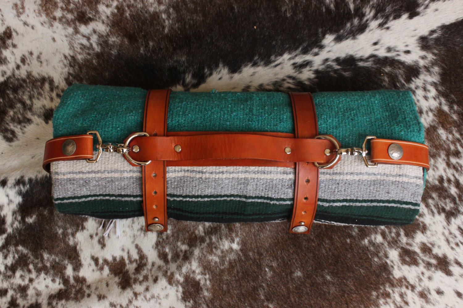 Genuine leather blanket sale