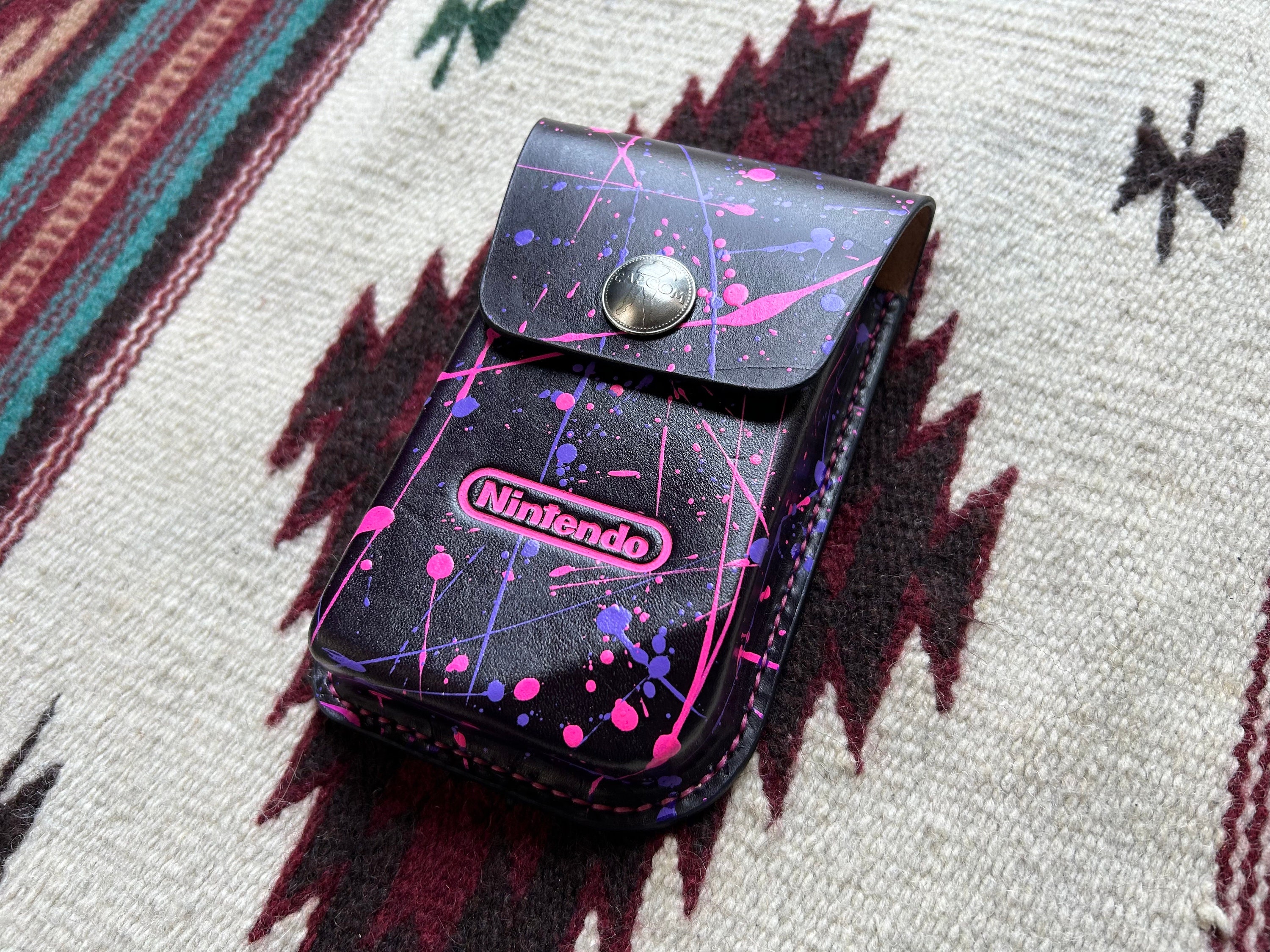 Nintendo GAME BOY Leather Case - Customizable - Etsy