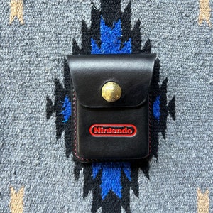Leather Miyoo Mini Handheld Console Case -  Miyoo Mini V1 - V2 - V3 - V4 Case - customizable