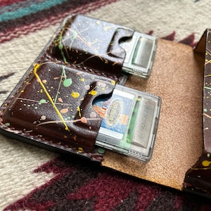 Nintendo Game Boy Cover and 2 game cartridge case - Leather Original Game Boy Case - Leather Game Boy Case