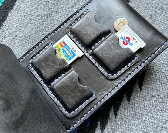 Funda de cuero para Nintendo DSi con solapa para cartuchos de juego - Carga superior - personalizable