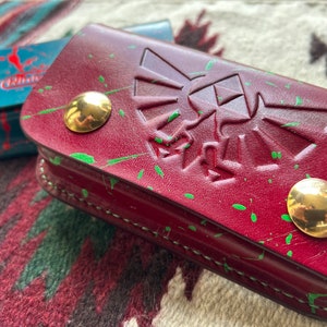 Leren OLED-hoesje voor Nintendo Switch: aanpasbaar