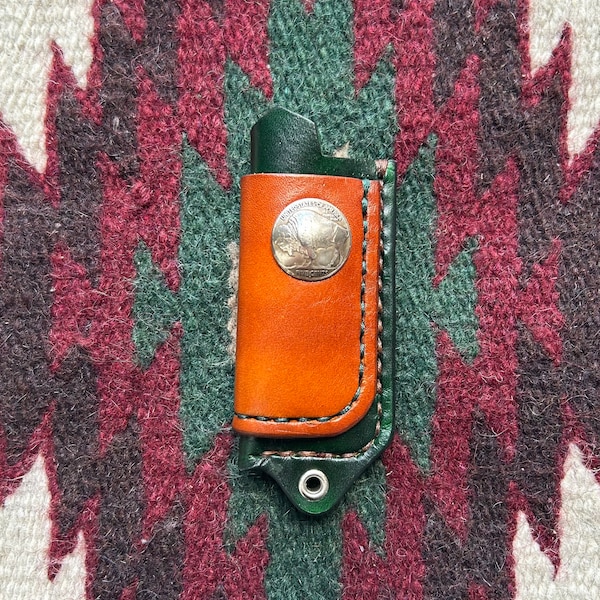 Leather Lighter Case Etsy