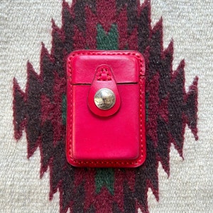 Portasigarette in pelle - Vera pelle fatta a mano - Chiusura magnetica - Portasigarette - Personalizzato - Personalizzabile