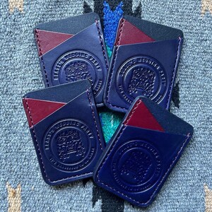 Tarjetero de Piel - Billetero para Tarjetas y Dinero Hecho a Mano - personalizable