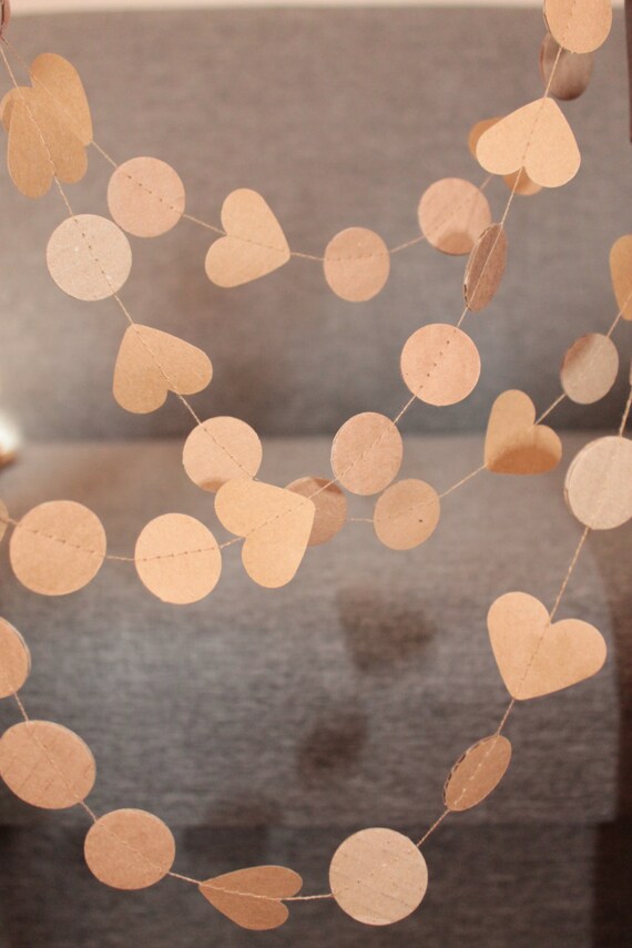 brown paper garland