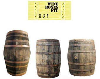 WHISKY OAK BARREL - Wooden Keg Barrels Cider Pub Table Whisky Cask