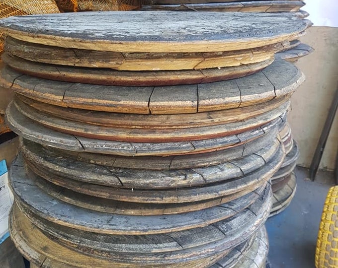 Oak Barrel Lids / Tops / Heads from Whisky Bourbon Wine and Port Barrels / Casks