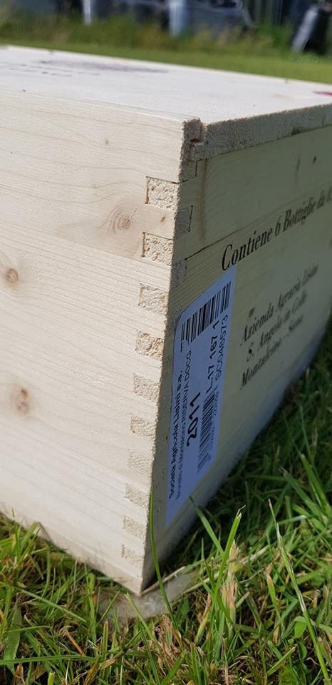 Wooden Storage Box with lid 35cm x25cm x25cm – Prestige Wicker