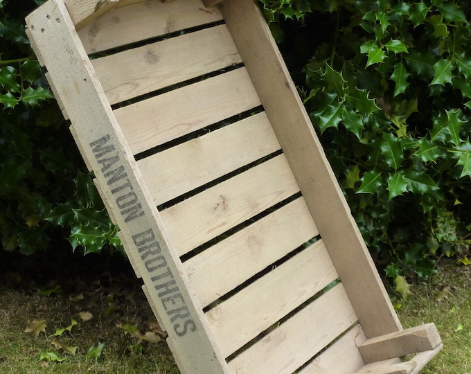 1 x CHITTING VEGETABLE TRAYS - Vintage Antique Rustic Wood Farm Tray Apple Crate Potato Bushel Box